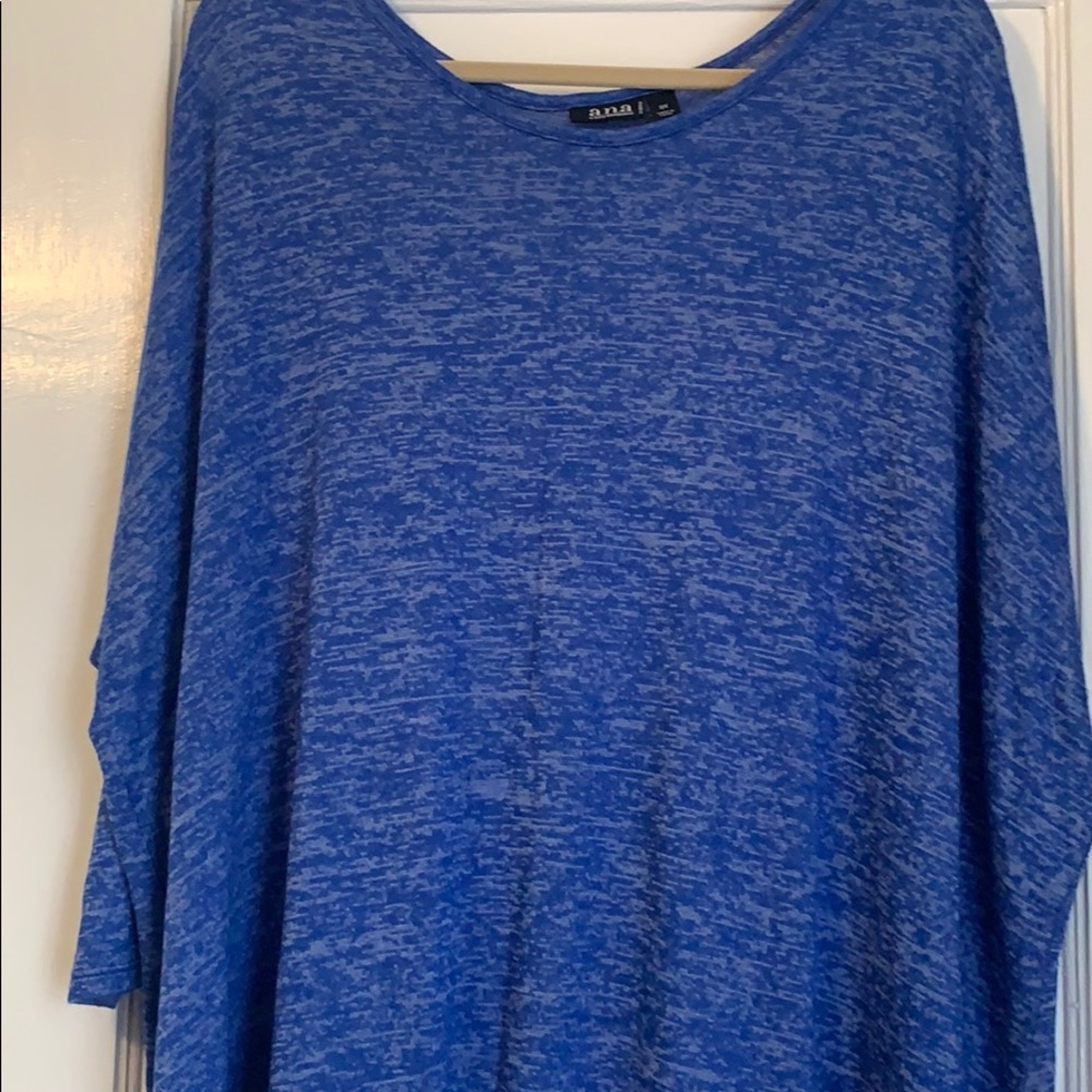 A.N.A. (JCP) Shark Bite 3/4 Sleeve Tunic - 2X